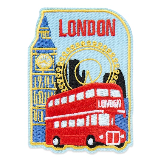 London Embroidered Iron-On & Adhesive Patch by Make Market®